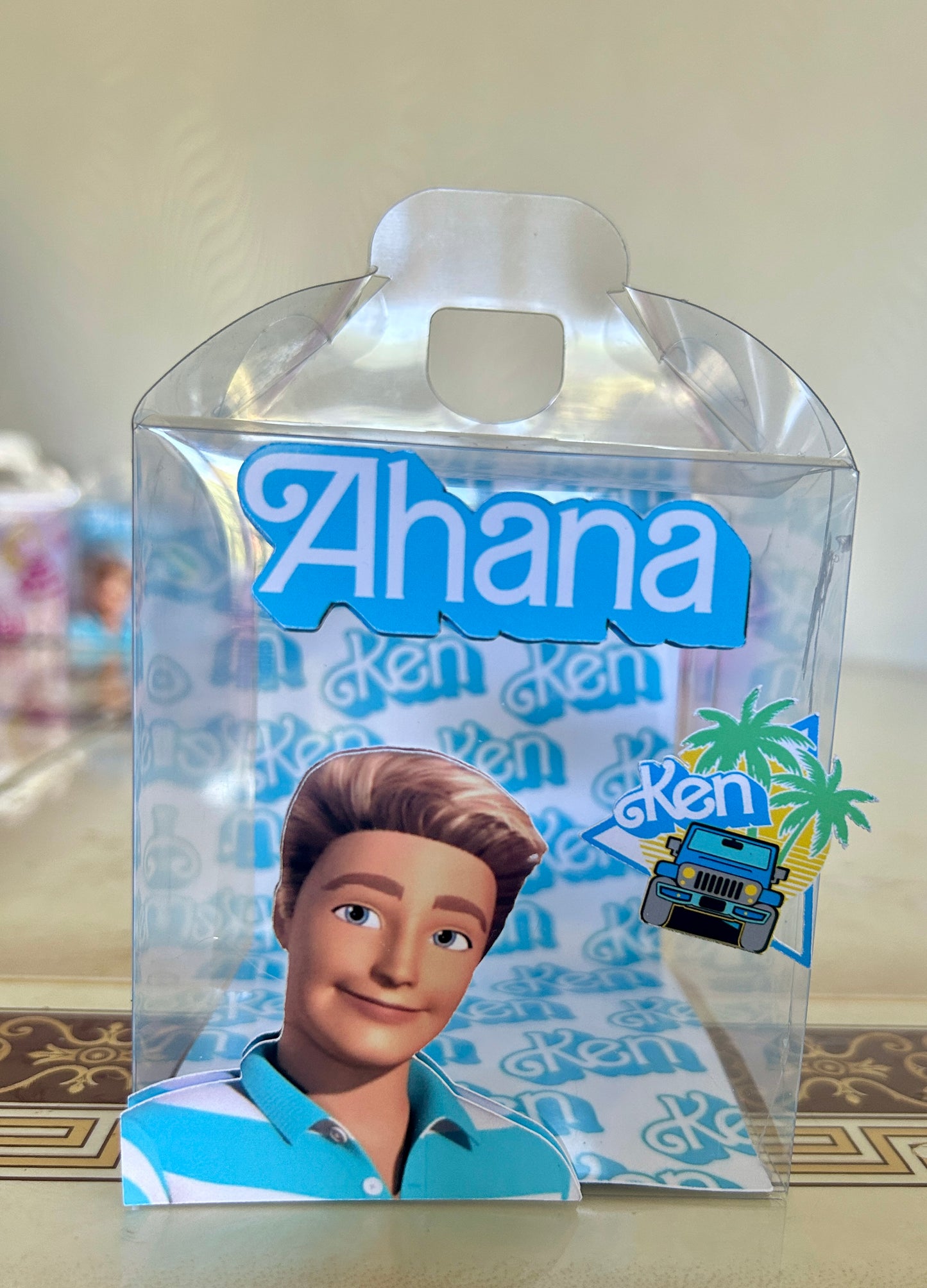 Boîte transparente, 3D