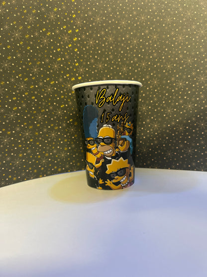 Goblets personnalisés x5