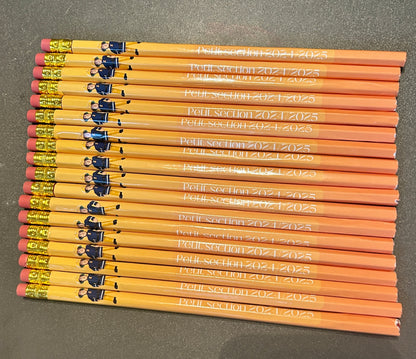 Crayons et cartes personnalisés